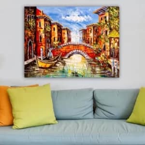394574044_70100 Multicolor Decorative Canvas Painting