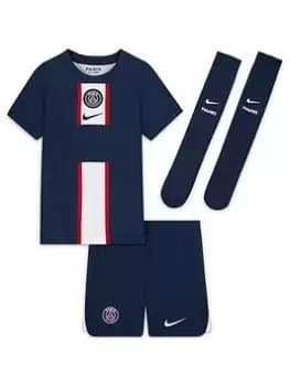 Nike Psg Little Kids 22/23home Kit, Navy, Size M