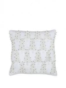 Riva Home White Christmas Tree Cushion