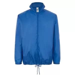 SOLS Unisex Shift Showerproof Windbreaker Jacket (3XL) (Royal Blue)