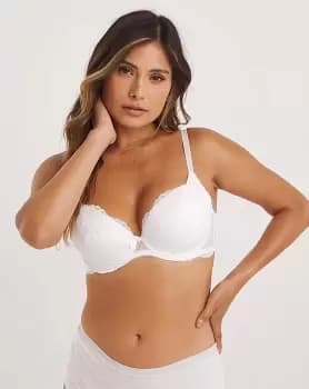 Gossard Superboost Plunge Bra White