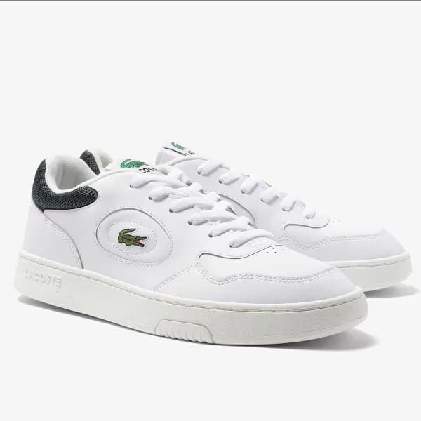 Lacoste Court Sneakers, White / Dark Green