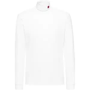 Hugo Derollo Long Sleeve T Shirt - White