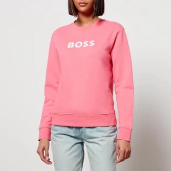 BOSS Womens Elaboss Sweatshirt - Medium Pink - L