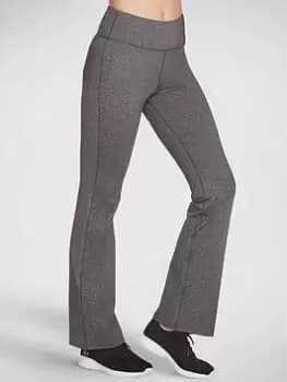 Skechers Go Walk Evolution Flared Trousers - Charcoal , Charcoal Size M Women