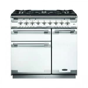 Rangemaster ELS90DFFWH Elise 90 Dual Fuel Range Cooker