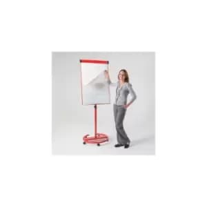 Metroplan Ultimate Mobile Flipchart Easel - Red