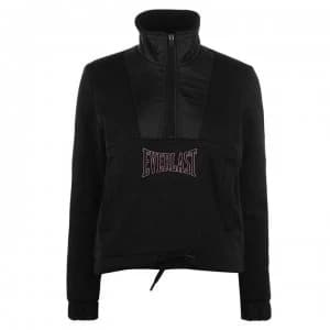 Everlast Half Zip Lined Sweater Ladies - Black/Pink