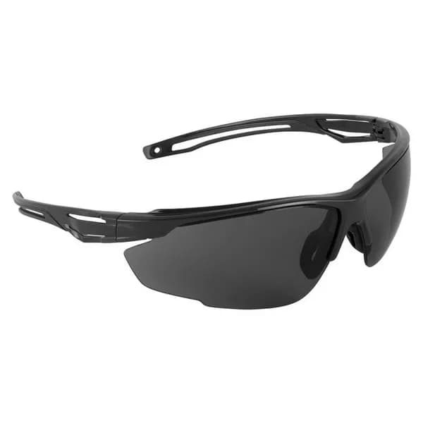 Portwest Anthracite Safety Glasses PS36CLR Frame: Black