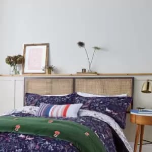 Joules Kooky Woodlands Double Duvet Cover Set, Navy