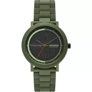 Skagen Aaren Three-Hand Green Recycled Plastic Watch