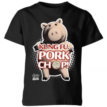 Toy Story Kung Fu Pork Chop Kids T-Shirt - Black - 11-12 Years