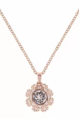 Ted Baker Ladies Gold Plated Sirou Crystal Daisy Lace Necklace TBJ1580-24-02