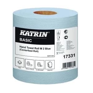 Katrin Classic Centrefeed Hand Towel 2-Ply Blue Pack of 6 17331