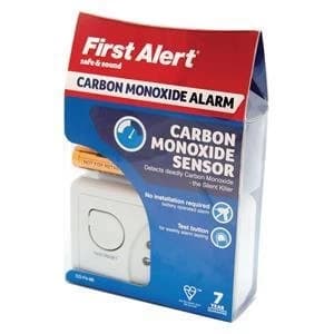 Original Kidde First Alert 85dB Carbon Monoxide Detector LED Alarm and Fittings