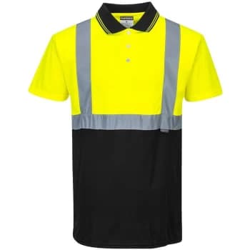 S479YBRS - sz S Two-Tone Polo - Yellow/Blue - Portwest