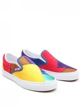Vans UA Pride Classic Slip-On - Multi, Size 4, Women