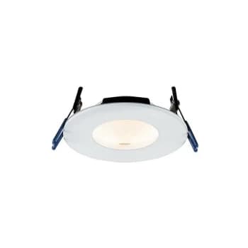 Saxby Orbital Smart - Fire Rated Integrated LED 1 Light Recessed Light Matt White IP65