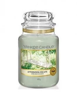 Yankee Candle Garden Hideaway Collection Large Jar Afternoon Escape Scented Candle 623g