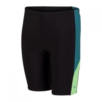 Speedo Dive Jammer Boys - Blk/Green/Zest