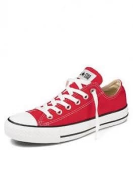 Converse Chuck Taylor All Star Ox Plimsolls, Red, Size 3, Women