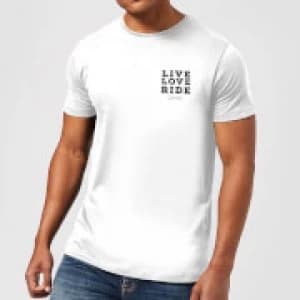 Live Love Ride T-Shirt - White - 3XL