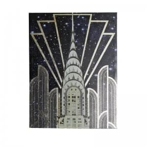 Gold Chrysler High Gloss Canvas with Gold Foil