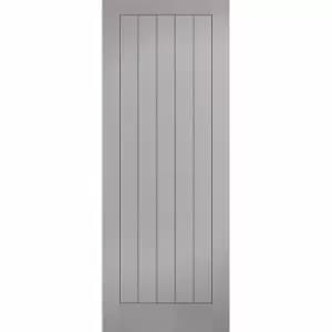 LPD (W) 30" Grey Moulded Textured Vertical 5P Internal Door