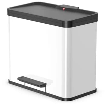 Pedal Bin Oko Trio Plus Size L 3x9 L White 0633-230 - White - Hailo