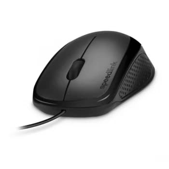 Speedlink Kappa Wired PC Mouse - 3 Buttons - 1.4m USB Cable - Black