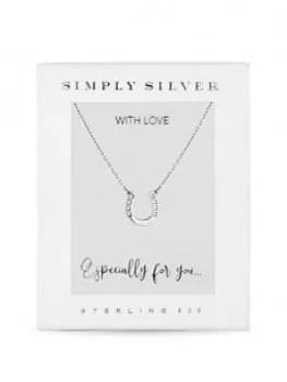 Simply Silver Simple Silver Sterling Silver 925 Horseshoe Pendant