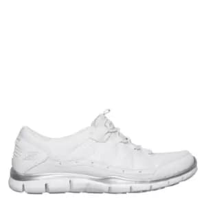Skechers Gratis Strolling Shoes Ladies - White