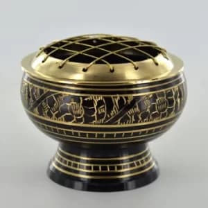 Resin Burner Hand Engraved 7.5cm