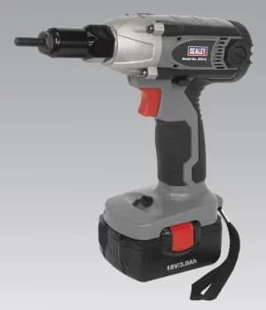 Sealey CP315 Cordless Nut Riveter/Impact Driver 18V 3Ah Lithium-ion 1hr Charger