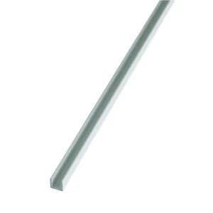 Wickes 15.5mm Multi Purpose U Section - White PVCu 1m