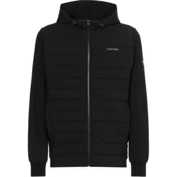 Calvin Klein Mix Media Full Zip Jacket - CK Black