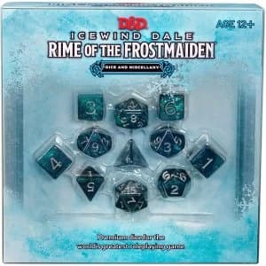 Dungeons & Dragons Icewind Dale: Rime of the Frostmaiden Dice and Miscellany