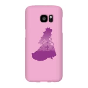 Nintendo Super Mario Peach Silhouette Phone Case - Samsung S7 Edge - Snap Case - Gloss
