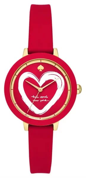 Kate Spade KSW1819 Park Row (34mm) Red Heart Dial / Red Watch