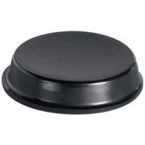 Foot self adhesive circular Black x H 19.1mm x 4.1mm PB F