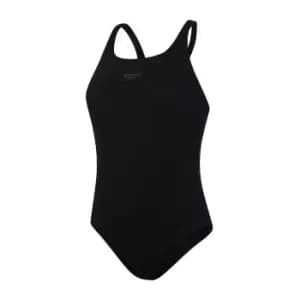 Speedo Endurance+ Medalist Swimsuit (38", Black)