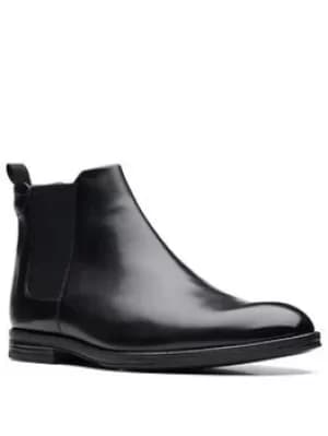 Clarks Citistride Top Boot, Black, Size 11, Men