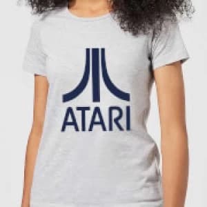 Atari Logo Womens T-Shirt - Grey - 3XL