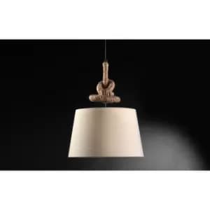 Corda-Mauli Cylindrical Pendant Ceiling Light, Rope Design