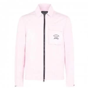 Paul And Shark Crew + Shark Overshirt Pocket - Pink 701
