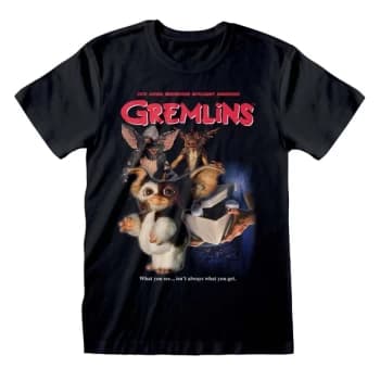 Gremlins - Homeage Style Unisex Large T-Shirt - Black