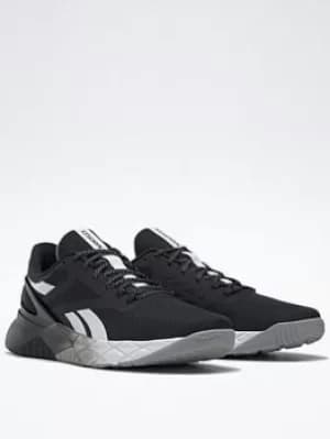 Reebok Nanoflex Tr Shoes, Black/White, Size 9, Men