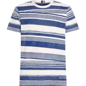 Tommy Hilfiger Summer Stripes Tee - Blue
