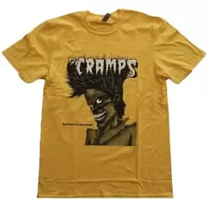 The Cramps - Bad Music Unisex XX-Large T-Shirt - Yellow