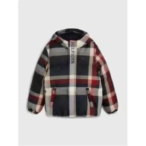 Tommy Hilfiger Global Stripe Check Puffer - Multi